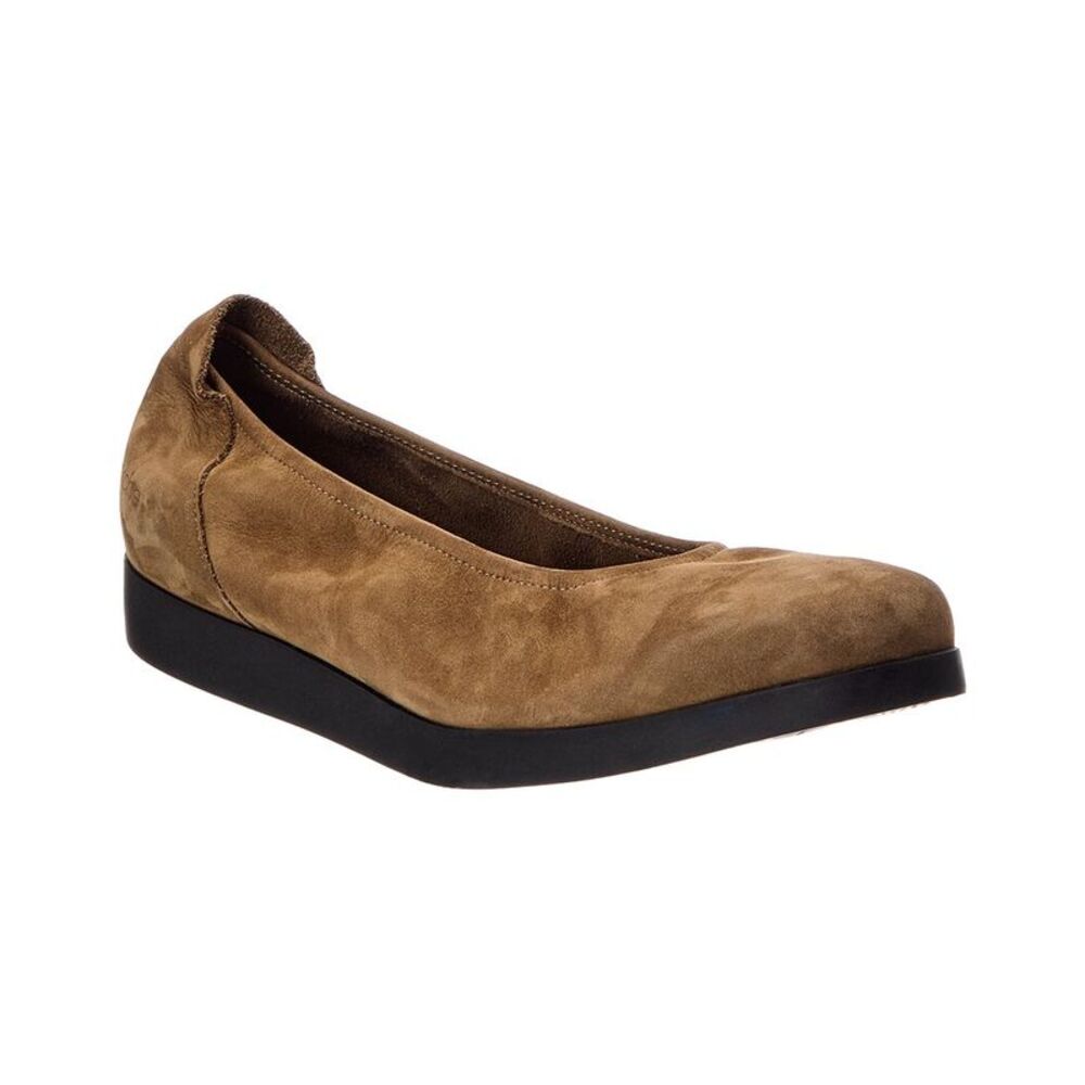 Arche Albame Leather Flat, Brown